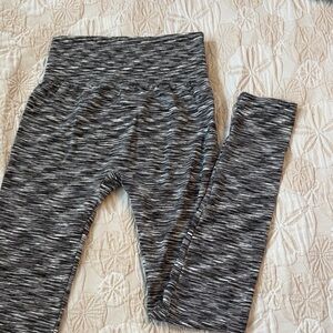 Gray Patterned Leggings